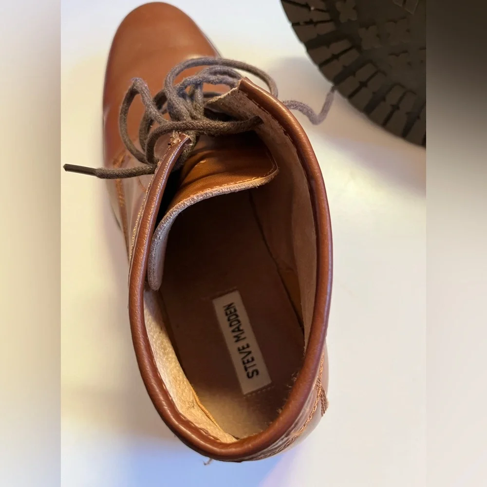 Men’s Leather Steve Madden Gantry Chukka Boot-10.5-Brown Lace up boots Casual